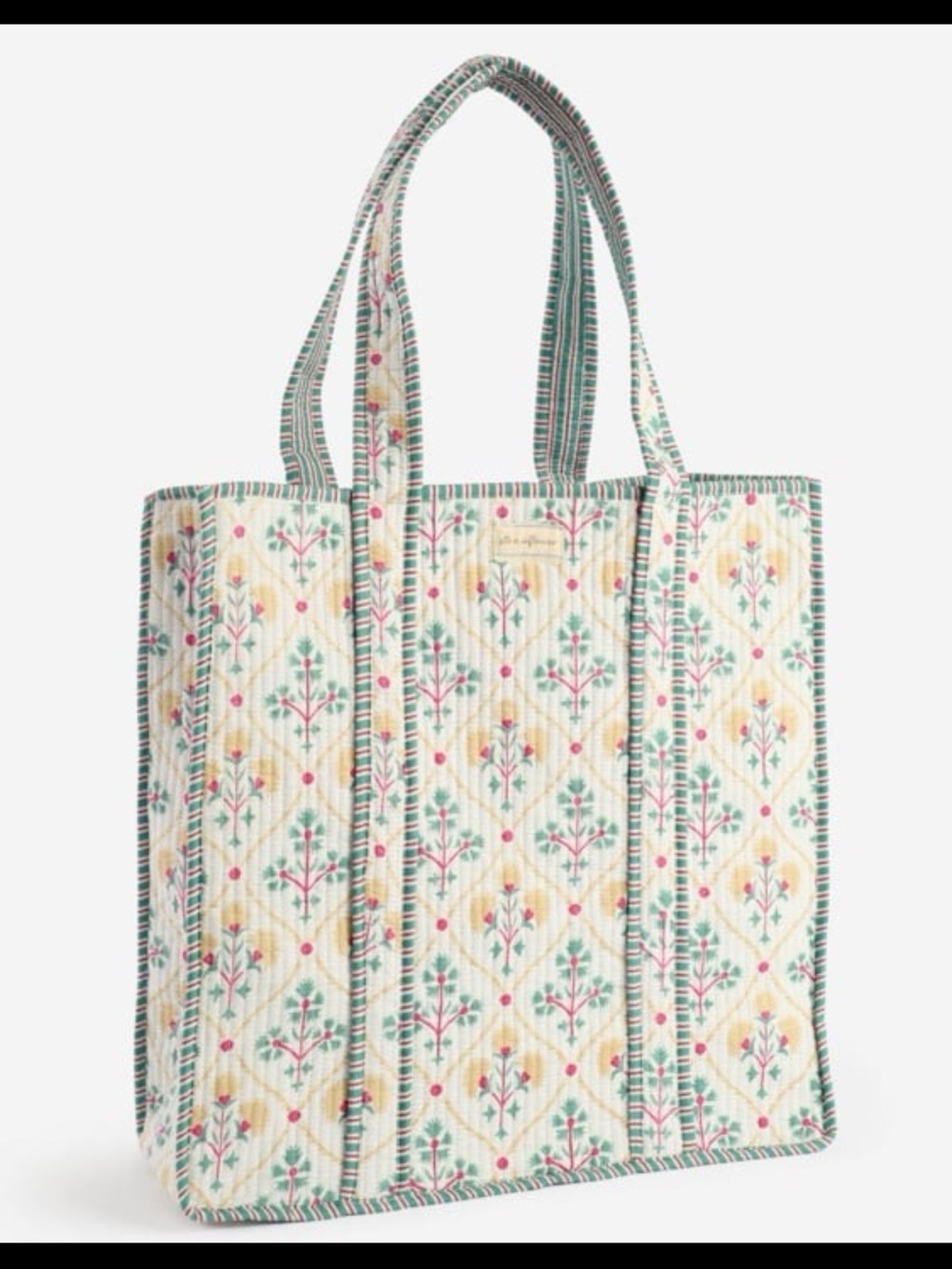 Strawflower “Elena “ Tote made in India